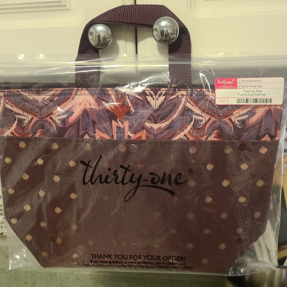 Thermal Tote - Floral Ikat